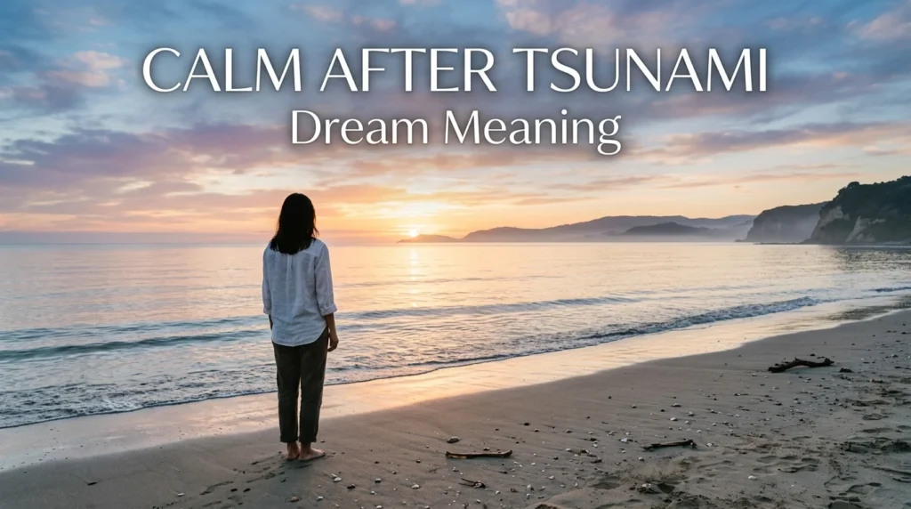 Calm After Tsunami Dream Meaning