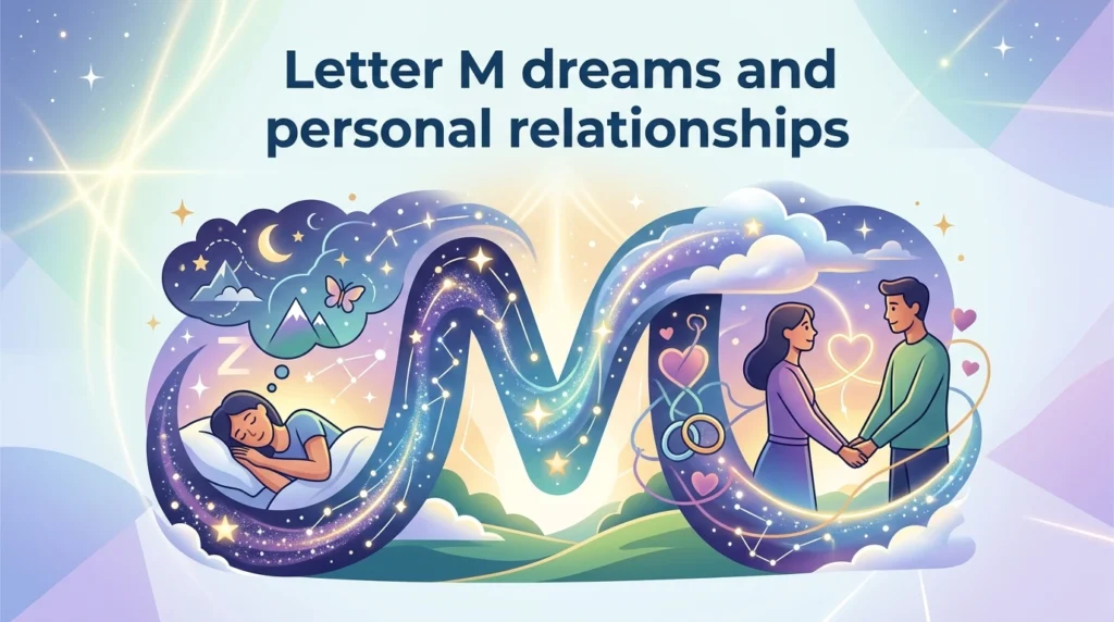 Letter M dreams and personal relationships