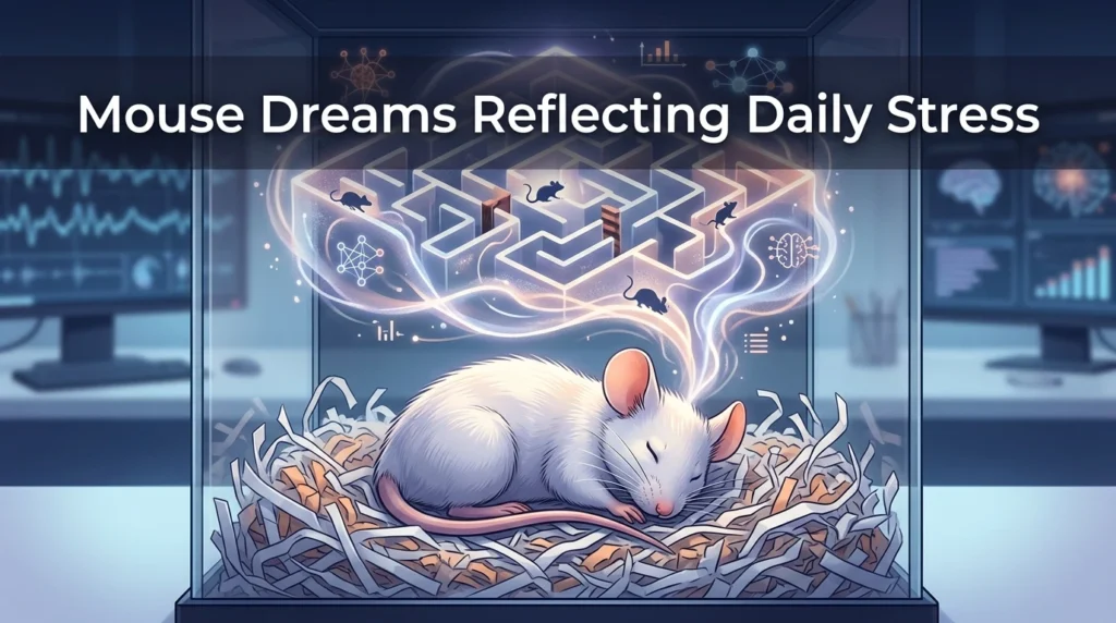 Mouse Dreams Reflecting Daily Stress