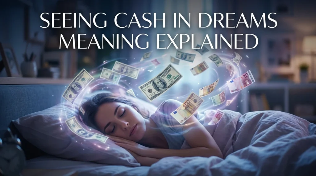 Seeing Cash in Dreams Meaning Explained