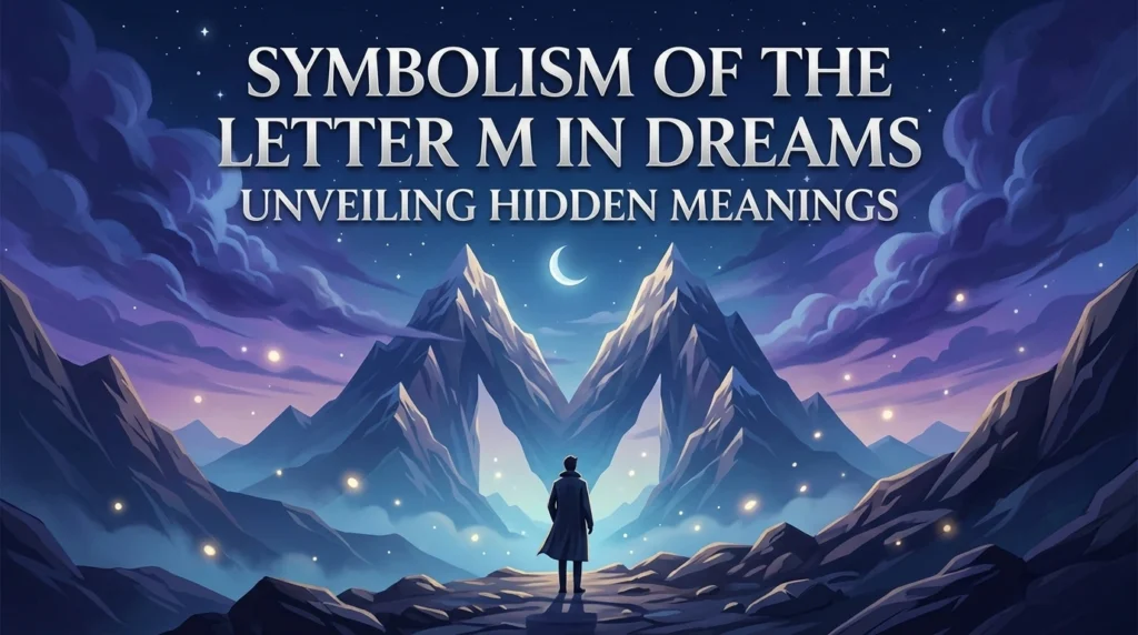 Symbolism of the letter M in dreams