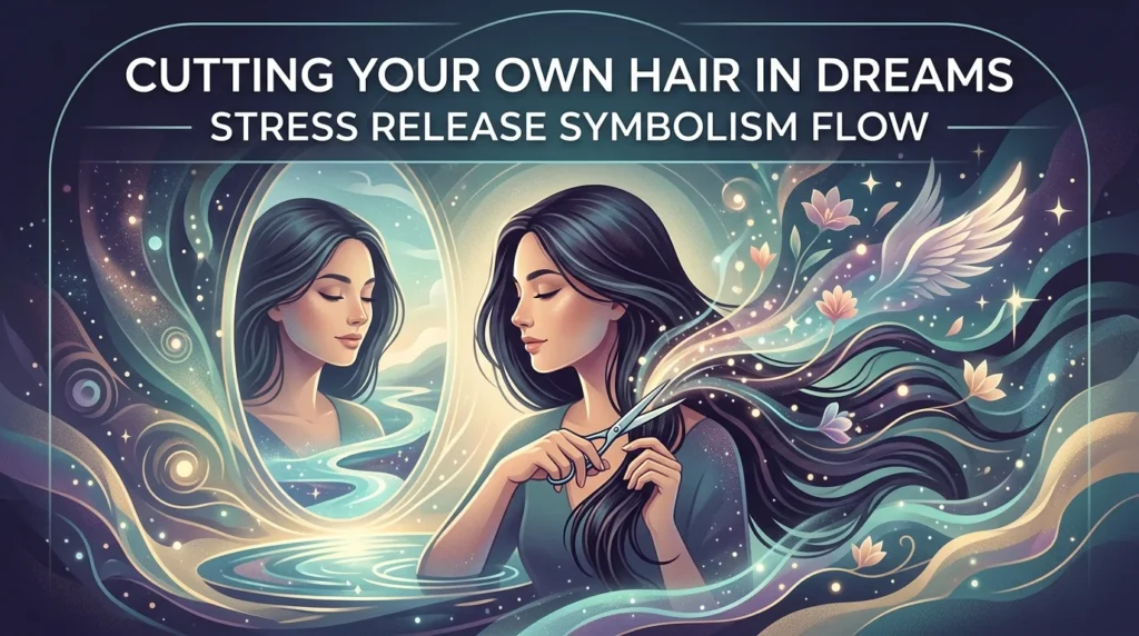 Cutting Your Own Hair in Dreams Stress Release Symbolism Flow