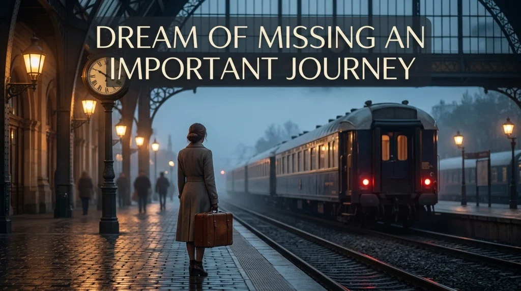 Dream of Missing an Important Journey