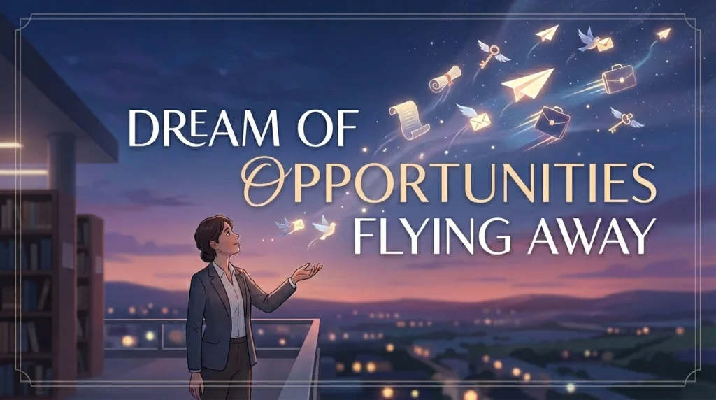 Dream of Opportunities Flying Away