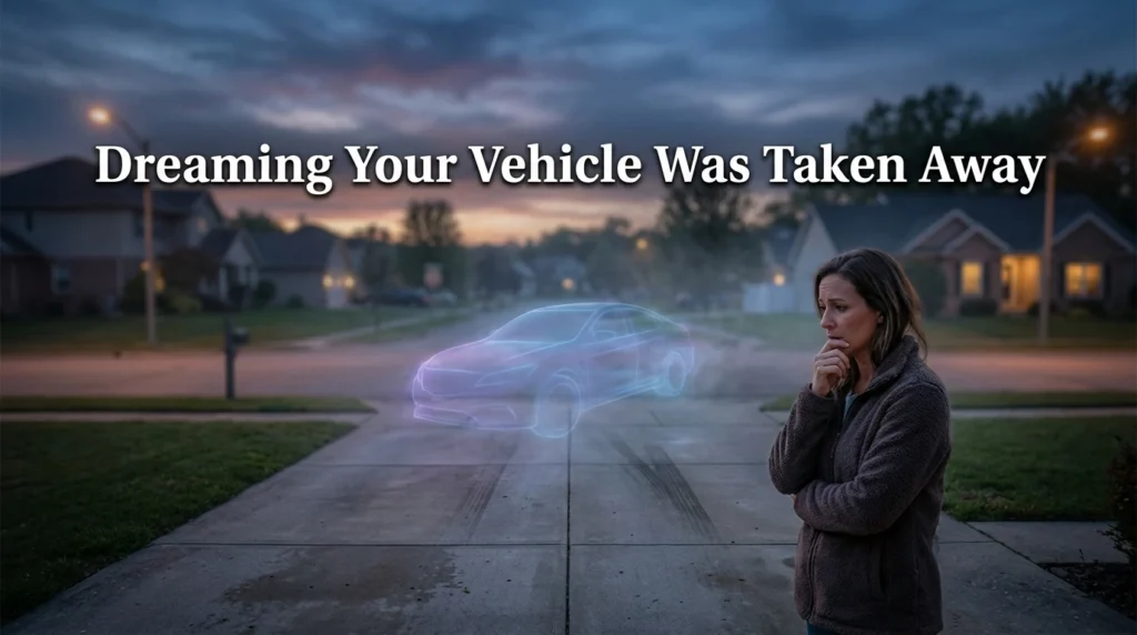 Dreaming Your Vehicle Was Taken Away