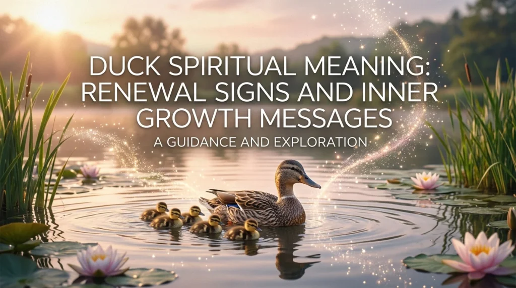 Duck Spiritual Meaning Renewal Signs and Inner Growth Messages