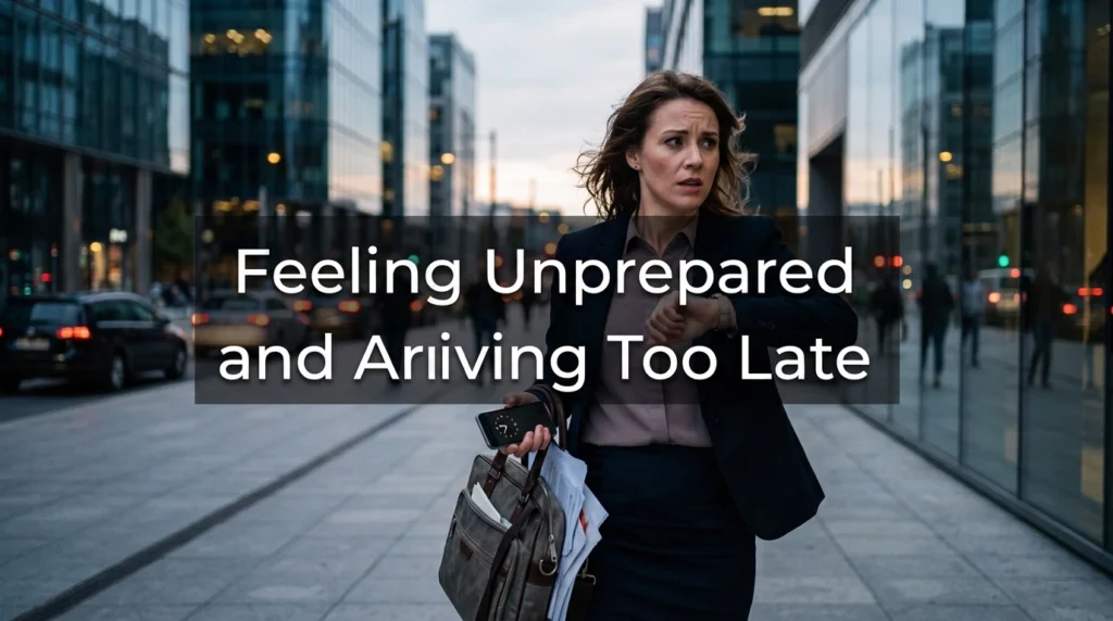 Feeling Unprepared and Arriving Too Late