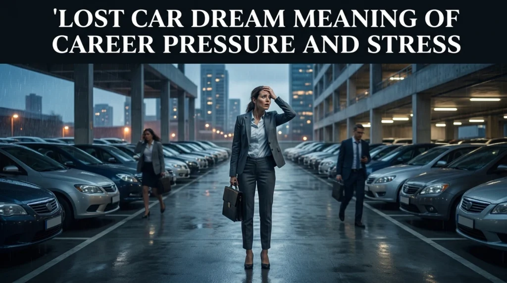 Lost Car Dream Meaning of Career Pressure and Stress