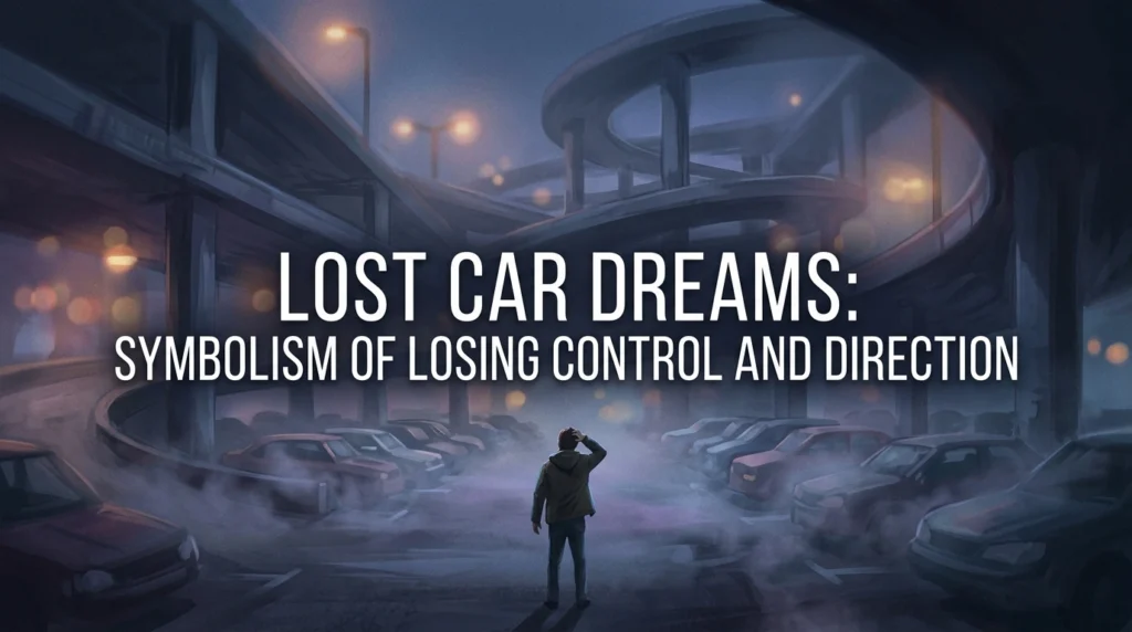 Lost Car Dreams Symbolism of Losing Control and Direction