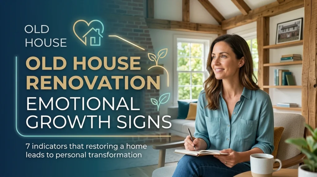 Old House Dream Renovation Emotional Growth Signs