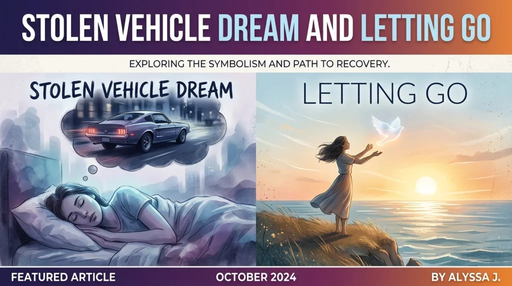 Stolen Vehicle Dream and Letting Go