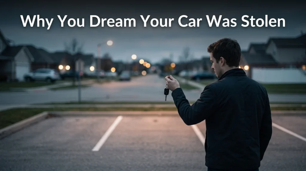 Why You Dream Your Car Was Stolen